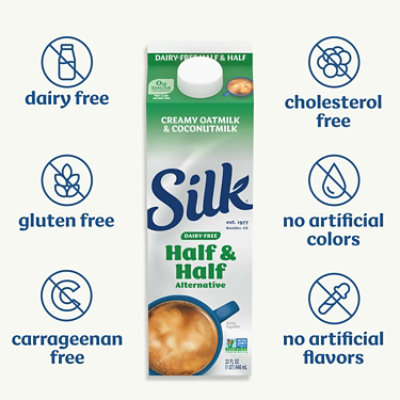 Silk Dairy Free Half & Half Alternative  32 Fl. Oz. - Image 2