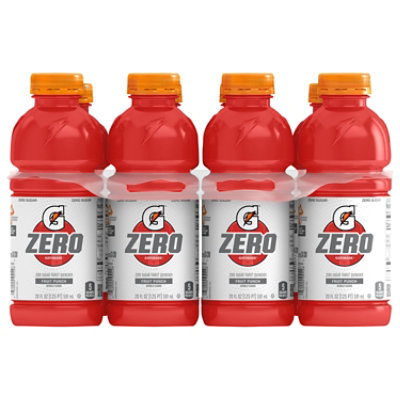 Gatorade Zero Sugar Fruit Punch Sports Drink - 8-20 Oz