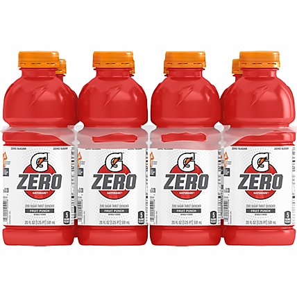 Gatorade G Zero Fruit Punch - 8-20 Fl. Oz. - Image 2