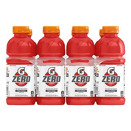 Gatorade G Zero Fruit Punch - 8-20 Fl. Oz. - Image 1