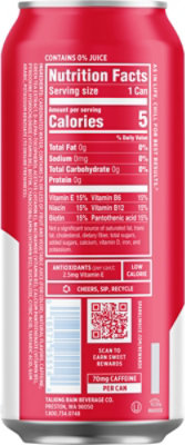 Sparkling Ice Caffeine Cherry Vanilla, Naturally Flavored Sparkling Water - 16 Fl. Oz. - Image 5