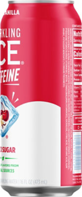 Sparkling Ice Caffeine Cherry Vanilla, Naturally Flavored Sparkling Water - 16 Fl. Oz. - Image 5