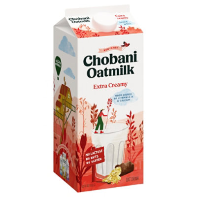Chobani Extra Creamy Plant-Based Oatmilk - 52 Fl. Oz. - Image 2