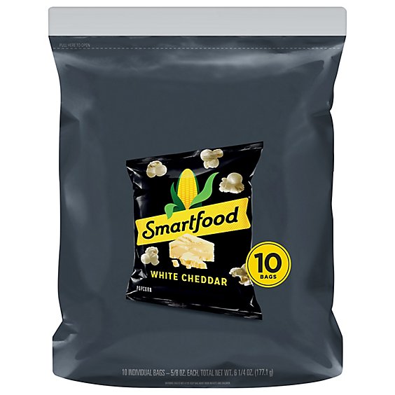 Smartfood Popcorn White Cheddar - 10-0.62 Oz