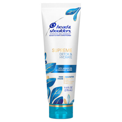 Head & Shoulders Supreme Detox & Hydrate Hair & Scalp Conditioner - 9.4 Fl. Oz. - Image 1