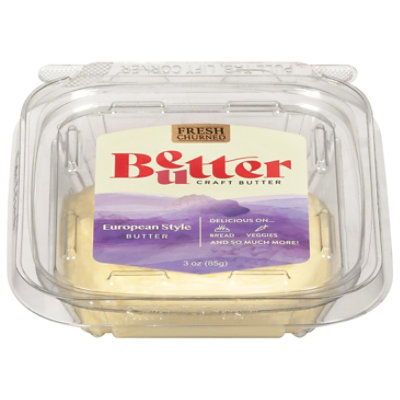 Fresh Churned European Style Butter - 3 Oz