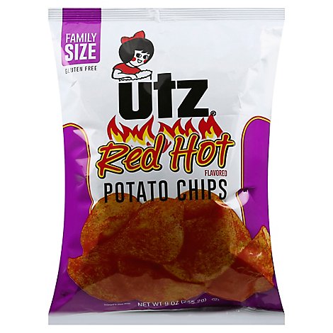 Utz Red Hot Potato Chips - 9 Oz