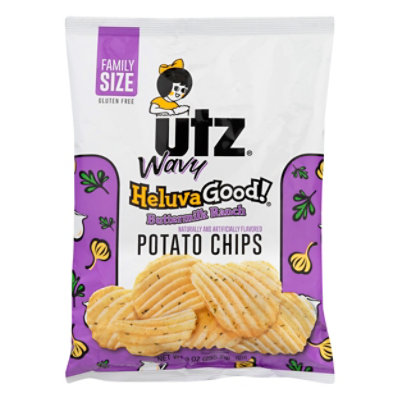 Utz Heluvagood Buttermilk Ranch Potato Chip - 9 Oz - jewelosco