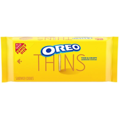 OREO Thins Cookies Sandwich Golden OREO - 13.1 Oz