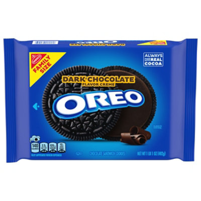 OREO Cookie Sandwich Dark Chocolate - 17 Oz