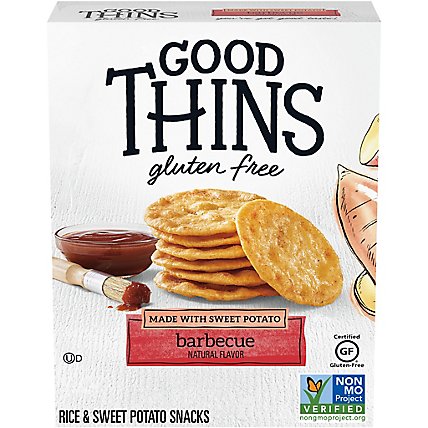 Good Thins Crackers Rice & Sweet Potato Barbecue Gluten Free - 3.5 Oz - Image 2