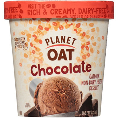 Planet Oat Chocolate Non-Dairy Frozen Dessert - 1 Pint - Image 2