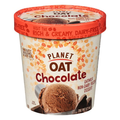 Planet Oat Chocolate Non-Dairy Frozen Dessert - 1 Pint - Image 1