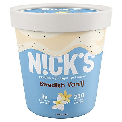 Nicks Ice Cream Swedish Vanilla - 16 Oz - Image 3