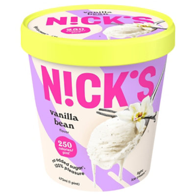 Nick's Vanilla Bean Ice Cream - 16 Oz - Image 1