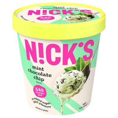 Nicks Ice Cream Mint Choc Chip - 16 Oz - Image 3