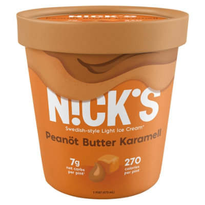 Nick's Peanut Caramel Crunch Ice Cream - 16 Oz - Image 2