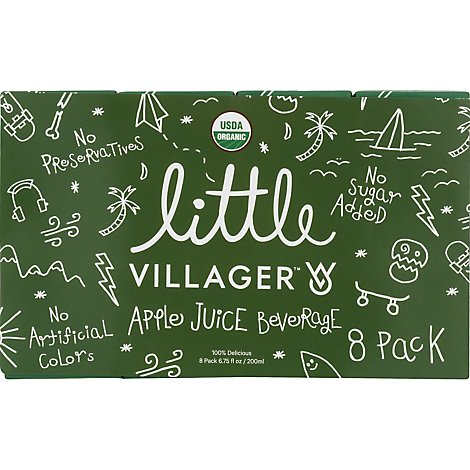 Little Villager Juice Box Apple - 54 Fl. Oz.