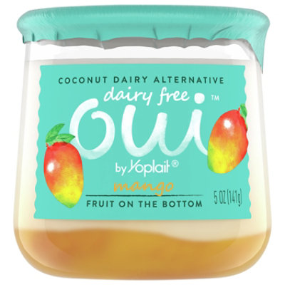 Oui By Yoplait Dairy Free Mango French Style Yogurt - 5 Oz
