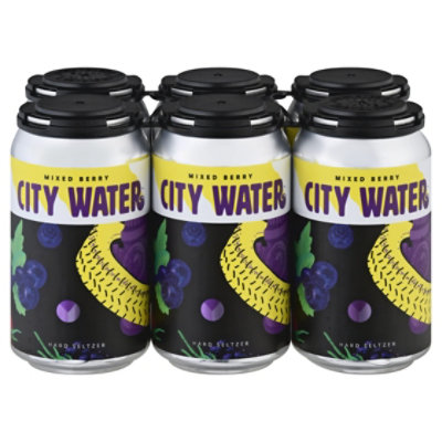 City Water Mixed Berry Seltzer In Cans - 6-12 Fl. Oz. - Image 3