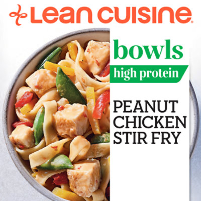 Lean Cuisine Peanut Chicken Stir Fry Frozen Bowl - 10.9 Oz