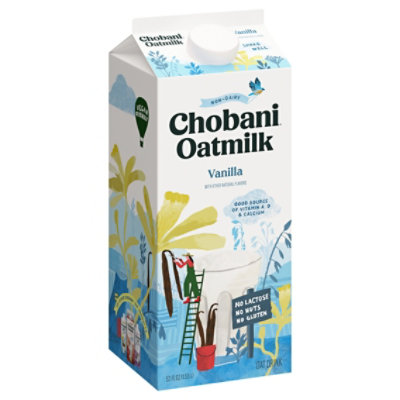 Chobani Vanilla Plant-Based Oatmilk - 52 Fl. Oz. - Image 1