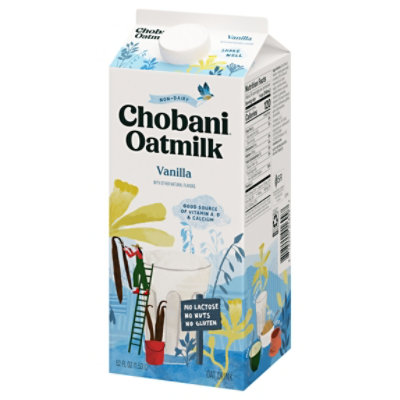 Chobani Vanilla Plant-Based Oatmilk - 52 Fl. Oz. - Image 1