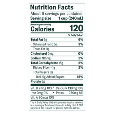 Chobani Vanilla Plant-Based Oatmilk - 52 Fl. Oz. - Image 3