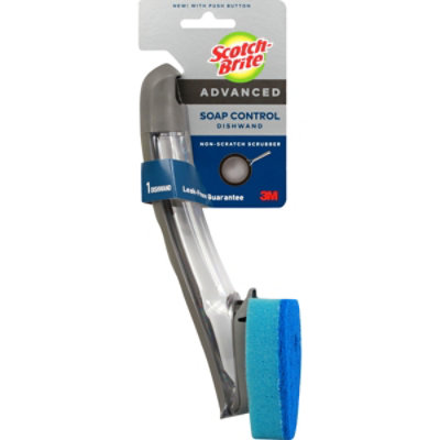 Scotch-Brite Advanced Dishwand Soap Control Non Scratch Scrubber - Each - Image 1