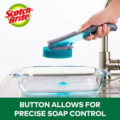 Scotch-Brite Advanced Dishwand Soap Control Heavy Duty Scrubber - Each - Image 4