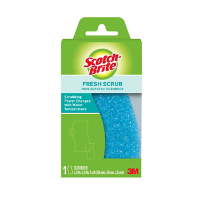 Scotch-Brite Fresh Scrub Non Scratch Scrubber - Each - Image 1