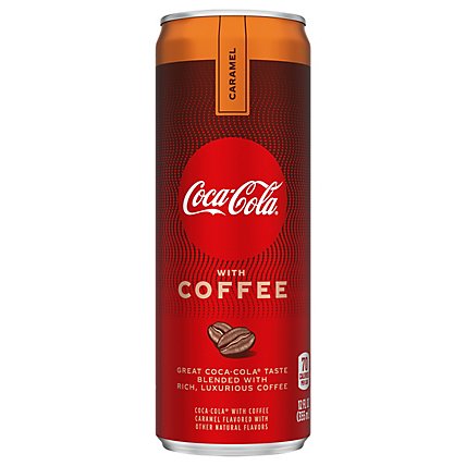 Coca-Cola Soda with Coffee Caramel Can - 12 Fl. Oz. - Image 2