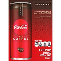 Coca-Cola Soda With Coffee Dark Blend Cans - 4-12 Fl. Oz. - Image 6