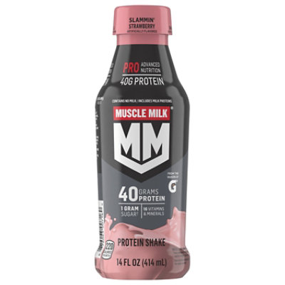MUSCLE MILK Slammin Strawberry Shake - 14 Fl. Oz.