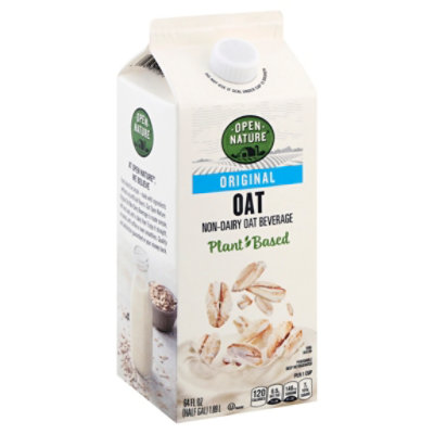 Open Nature Oat Non Dairy Beverage Original - 64 Fl. Oz.