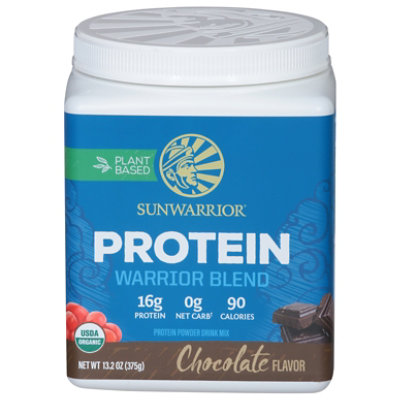 Sunwarrior Warrior Blend Chocolate - 13.2 Oz - Image 3