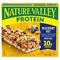 Nature Valley Protein Blueberry Almond Chewy Granola Bar - 7.1 Oz - Image 1