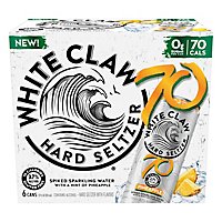 White Claw 70 Pineapple In Cans - 6-12 Fl. Oz. - Image 3