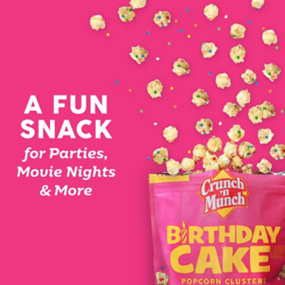 Crunch 'n Munch Birthday Cake Flavored Popcorn Clusters - 5.5 Oz - Image 3