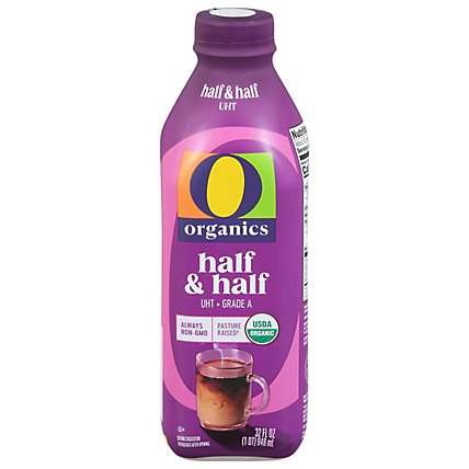 O Organic Half & Half Grade A - Quart - Image 2