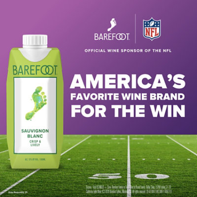 Barefoot Wine to go White Wine Sauvignon Blanc Delightfully Crisp Tetra Pak - 500 Ml - Image 5