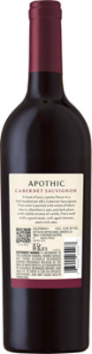 Apothic Cab Red Wine Cabernet Sauvignon California - 750 Ml - Image 7