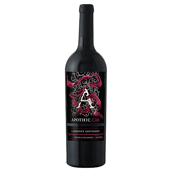 Apothic Cab Red Wine Cabernet Sauvignon California - 750 Ml