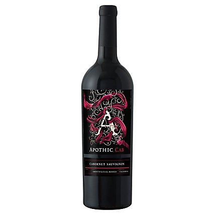 Apothic Cab Red Wine Cabernet Sauvignon California - 750 Ml - Image 1