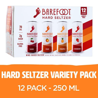 Barefoot Wine Hard Seltzer Variety Pack Cans - 12-250 Ml - Image 3