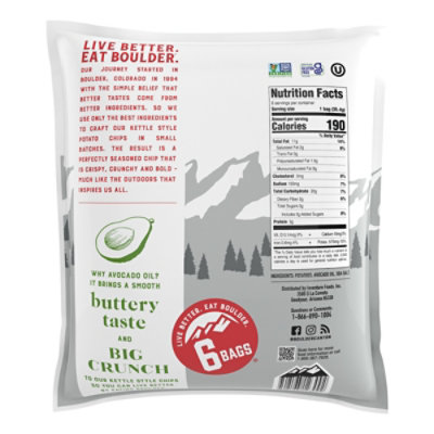 Boulder Canyon Chips Avocd Oil Sea Salt - 7.5 Oz - Image 6