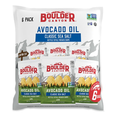 Boulder Canyon Chips Avocd Oil Sea Salt - 7.5 Oz