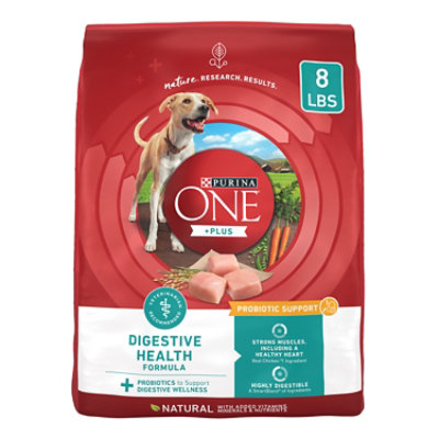 Purina ONE Digestive Health Chicken And Rice Dry Dog Food - 8 Lb - Image 1