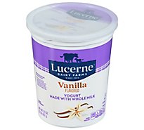 Lucerne Yogurt Whole Milk Vanilla - 32 Oz