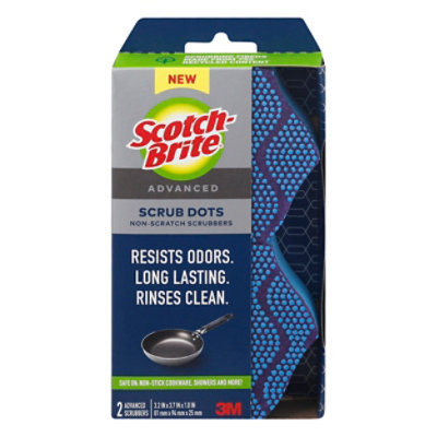 Scotch-Brite Advanced Scrubber Non Scratch Scrub Dots - 2 Count - Image 3